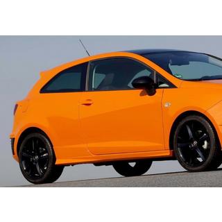 Side Skirts DPT V-1 (Coupe, Gloss Black) Seat Ibiza 2010-2017 photo 1