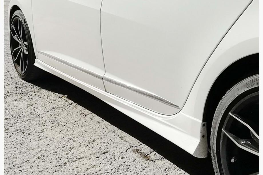 Seat Ibiza 2010-2017 Side Skirts DPT V-2 (Gloss Black) Image