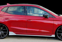 Seat Ibiza 2017- Side Skirts DPT V-2 (Gloss Black) photo 1