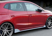 Seat Ibiza 2017- Side Skirts DPT V-2 (Gloss Black) photo 5