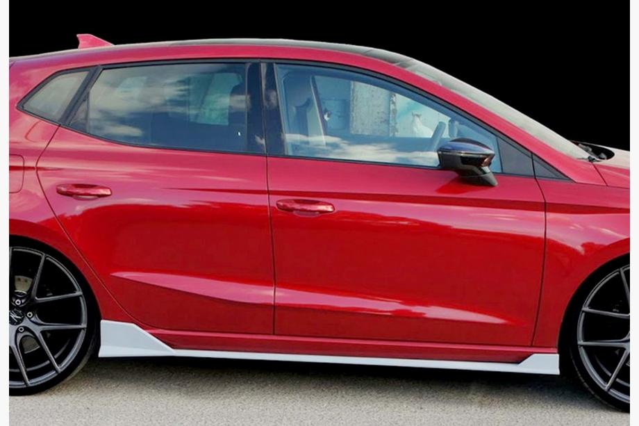 Seat Ibiza 2017- Side Skirts DPT V-2 (Gloss Black) Image