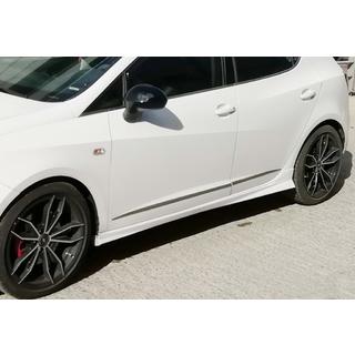 Side Skirts DPT V-3 (Gloss Black) Seat Ibiza 2017- photo 1