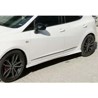 Side Skirts DPT V-3 (Gloss Black) Seat Ibiza 2017- photo 1