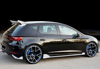 Seat Leon 2013-2020 Side Skirts DPT V-3 (2017-2020, Gloss Black) photo 5