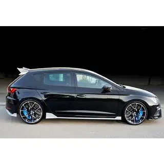 Side Skirts DPT V-3 (2017-2020, Gloss Black) Seat Leon 2013-2020 photo 4