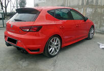 Seat Leon 2013-2020 Side Skirts DPT V-4 (Gloss Black) photo 1
