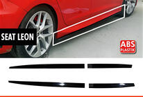 Seat Leon 2013-2020 Side Skirts DPT V-5 (Black Gloss) photo 1