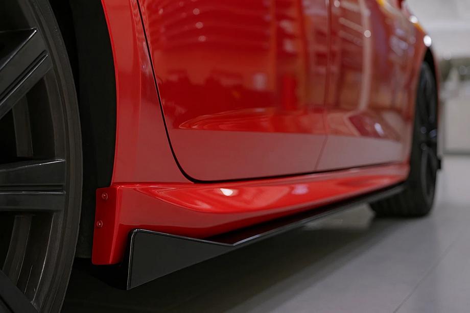 Universal Side Skirt Extensions DPT Aero Black (Gloss Black) Photo 1