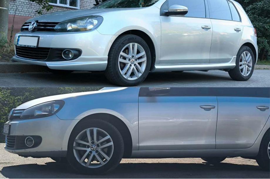 Volkswagen Golf 6 2008-2014 Side Skirts DPT V-1 (HB, paintable) Photo 10