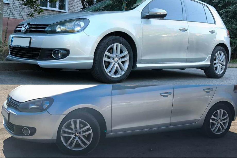 Volkswagen Golf 6 2008-2014 Side Skirts DPT V-1 (HB, paintable) Photo 7
