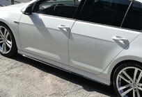 Volkswagen Golf 7/E-Golf 2012-2020 Side Skirts DPT V-2 (Gloss Black) photo 1