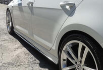 Volkswagen Golf 7/E-Golf 2012-2020 Side Skirts DPT V-2 (Gloss Black) photo 5