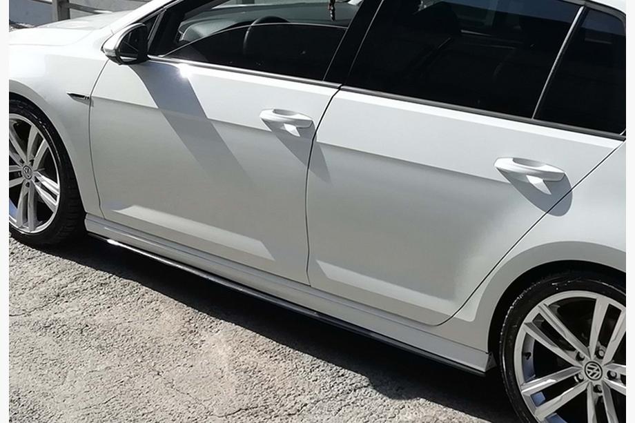 Volkswagen Golf 7/E-Golf 2012-2020 Side Skirts DPT V-2 (Gloss Black) Image