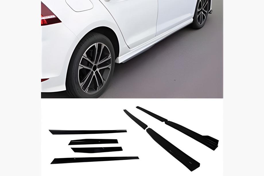 Volkswagen Golf 7/E-Golf 2012-2020 Side Skirts DPT V-3 (Gloss Black) Image