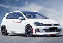 Volkswagen Golf 7/E-Golf 2012-2020 Side Skirts DPT V-5 (Black Gloss) photo 1