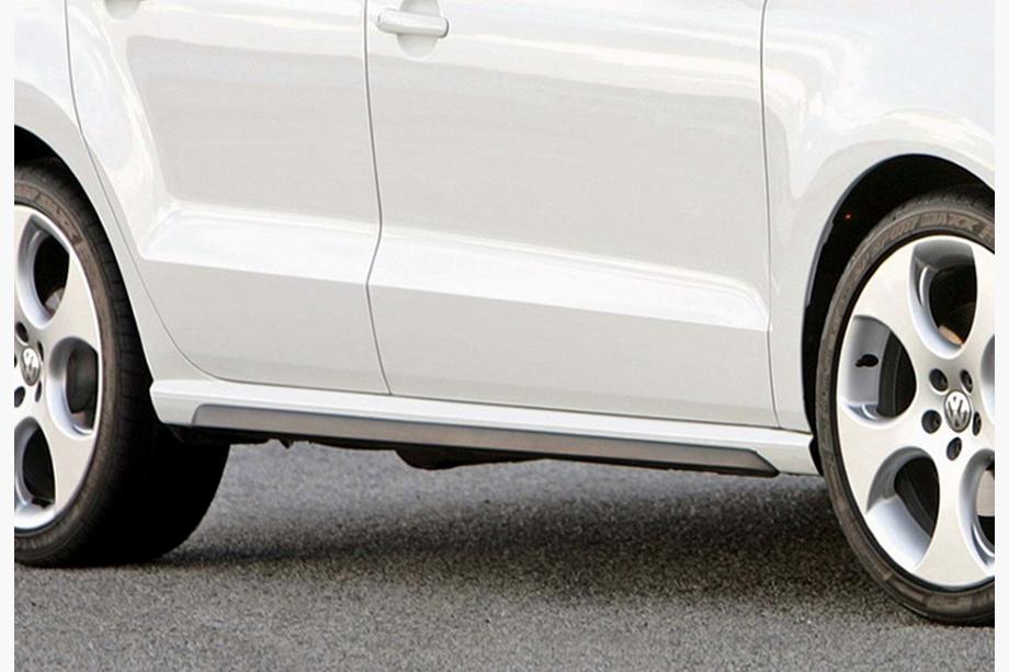 Volkswagen Polo 2010-2017 Side Skirts DPT V-2 (Gloss Black) Image