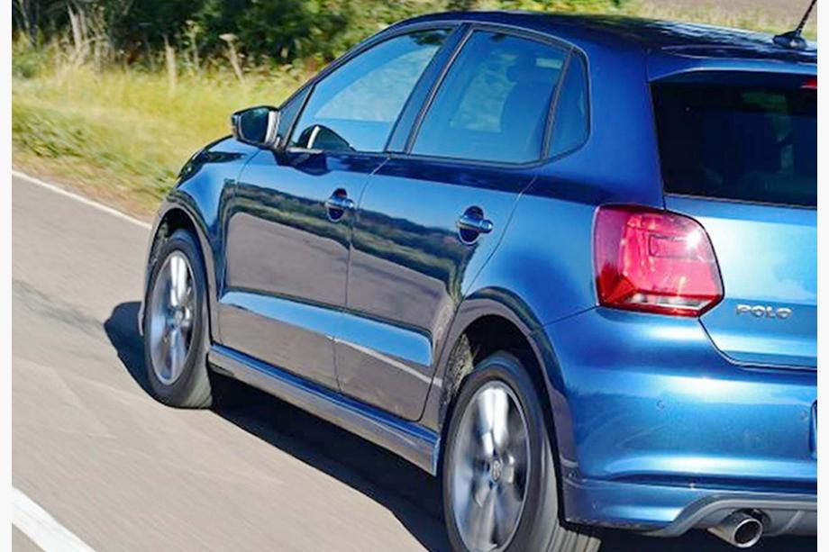 Volkswagen Polo 2010-2017 Side Skirts DPT V-3 (Gloss Black) Photo 4