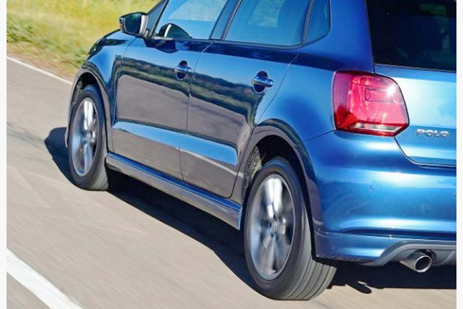 Volkswagen Polo 2010-2017 Side Skirts DPT V-3 (Gloss Black) Photo 1