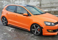 Volkswagen Polo 2010-2017 Side Skirts DPT V-4 (Primed for Painting) photo 2