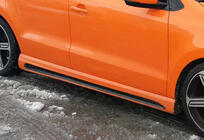 Volkswagen Polo 2010-2017 Side Skirts DPT V-4 (Primed for Painting) photo 1