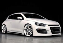 Volkswagen Scirocco 2008-2017 Side Skirts DPT V-2 (Gloss Black) photo 1
