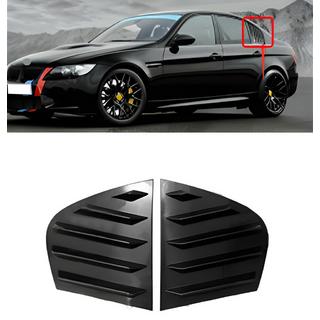 Rear Window Covers DPT (Gloss Black, 2pcs) BMW 3 Series E90/E91 2005-2011 photo 1