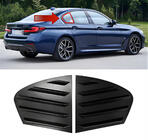 BMW 5 Series G30/G31 2017–2023 Rear Window Covers DPT (Gloss Black, 2pcs) photo 1