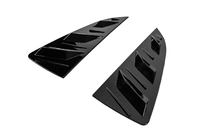 Volkswagen Polo 2010-2017 Rear Window Covers DPT (Gloss Black, 2pcs) photo 3