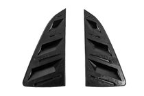 Volkswagen Polo 2010-2017 Rear Window Covers DPT (Gloss Black, 2pcs) photo 5