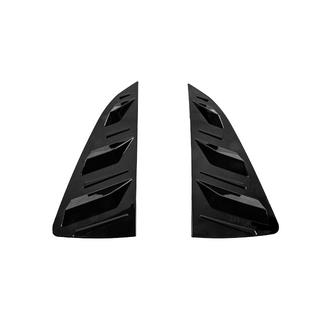 Rear Window Covers DPT (Gloss Black, 2pcs) Volkswagen Polo 2010-2017 photo 2