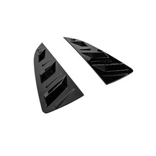 Rear Window Covers DPT (Gloss Black, 2pcs) Volkswagen Polo 2010-2017 photo 4