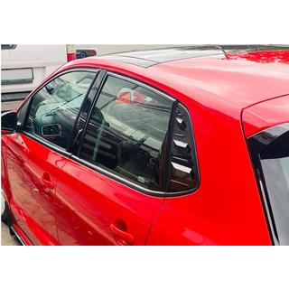 Rear Window Covers DPT (Gloss Black, 2pcs) Volkswagen Polo 2017-