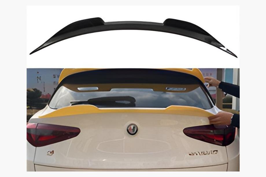 Alfa Romeo Stelvio 2016- DPT V-1 Spoiler (Gloss Black) Image