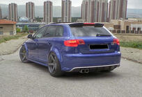 Audi A3 2003-2012 DPT V-2 Spoiler (2003-2008, Gloss Black) photo 7