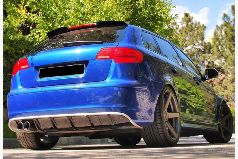 Audi A3 2003-2012 DPT V-2 Spoiler (2003-2008, Gloss Black) Image