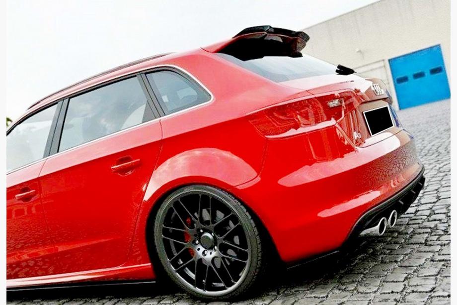 Audi A3 2012-2020 DPT V-1 Spoiler (HB, Gloss Black) Image