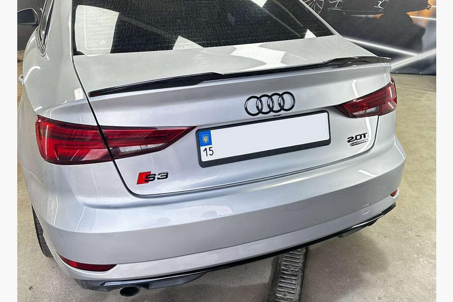 Audi A3 2012-2020 Spoiler DPT V-5 (Gloss Black) Image