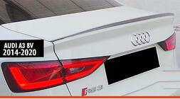 Audi A3 2012-2020 Rear Spoiler DPT V-6 (2014-2020, Gloss Black) photo 1