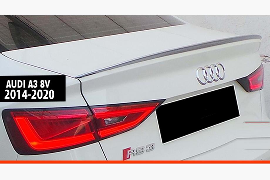 Audi A3 2012-2020 Rear Spoiler DPT V-6 (2014-2020, Gloss Black) Image