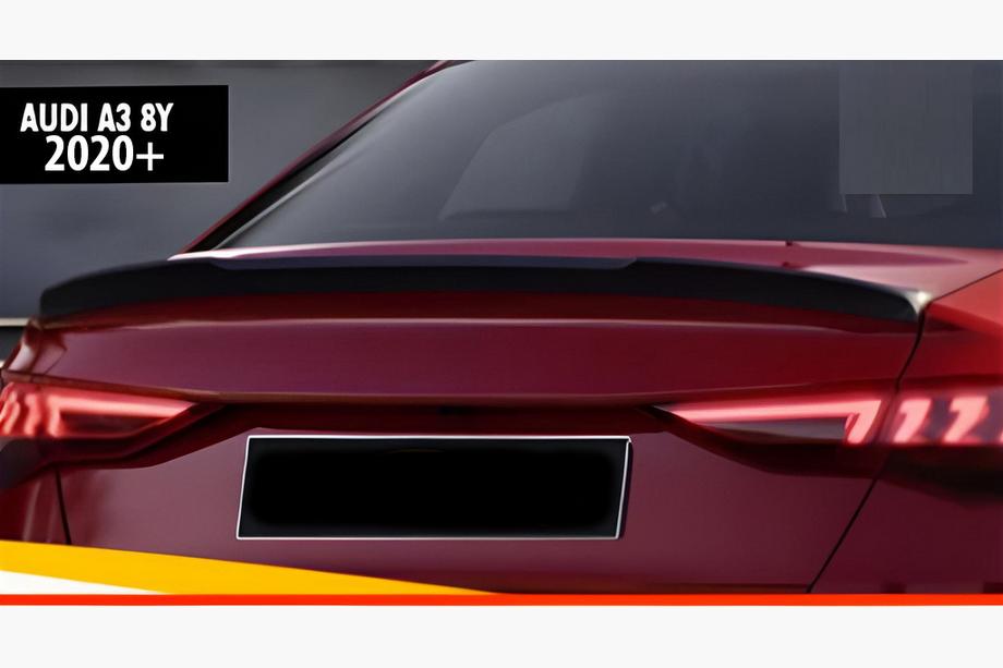 Audi A3 2020- DPT V-2 Spoiler (Sedan, Gloss Black) Image