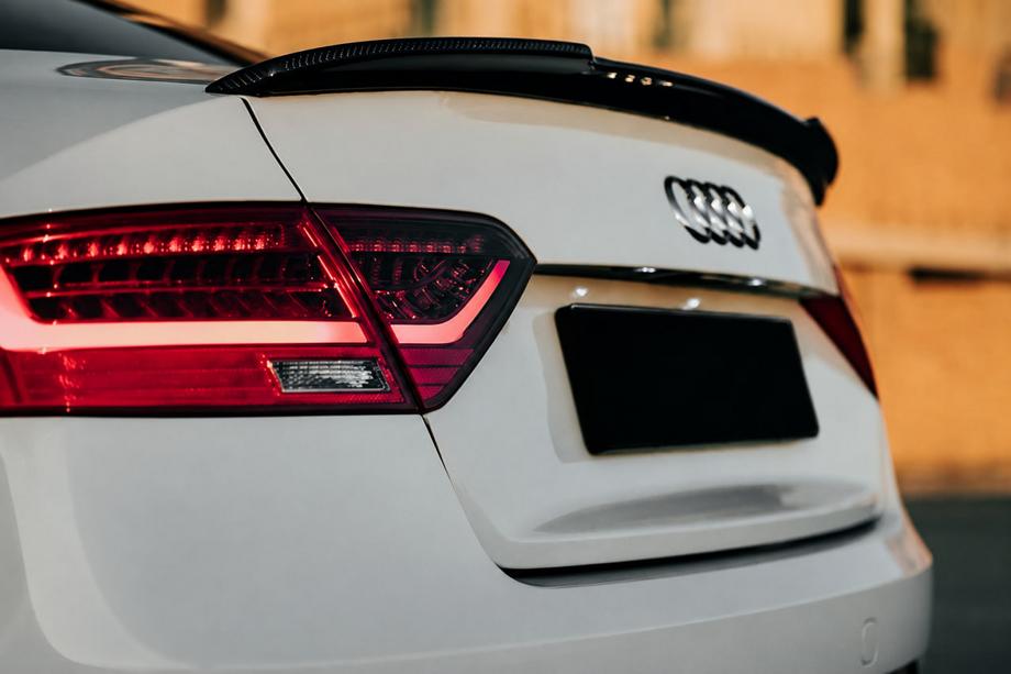 Audi A5 2007-2015 DPT V-1 Rear Spoiler (for Sedan, Gloss Black) Image