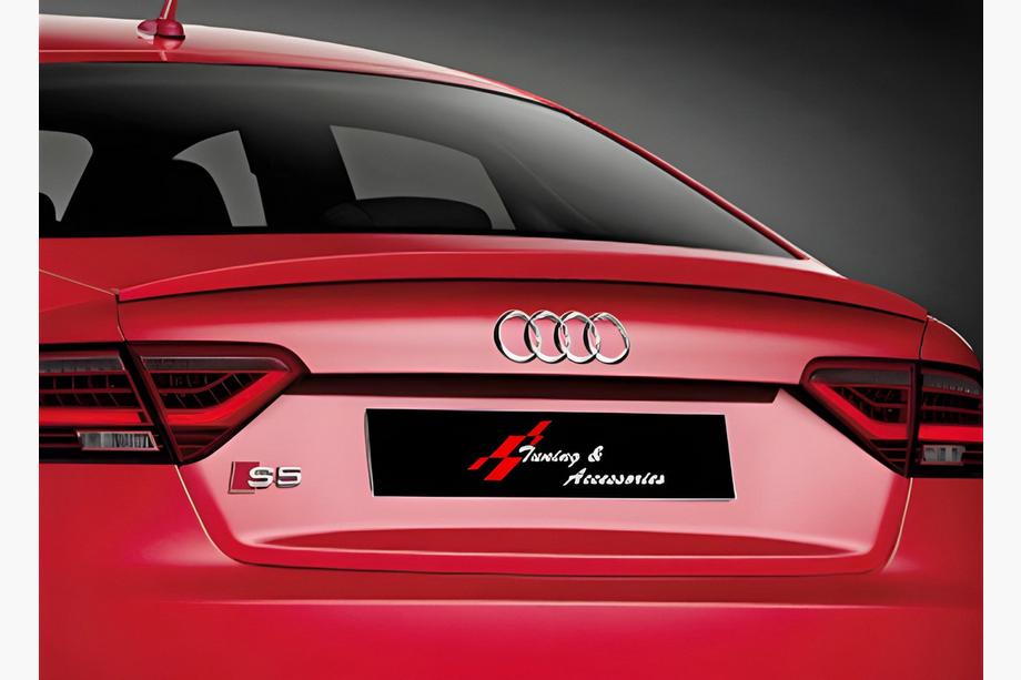 Audi A5 2007-2015 DPT V-2 Spoiler (for Coupe, Gloss Black) Image