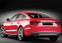 Audi A5 2007-2015 DPT V-2 Spoiler (for Sedan, Gloss Black) photo 3