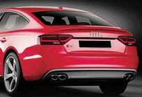 Audi A5 2007-2015 DPT V-2 Spoiler (for Sedan, Gloss Black) photo 5