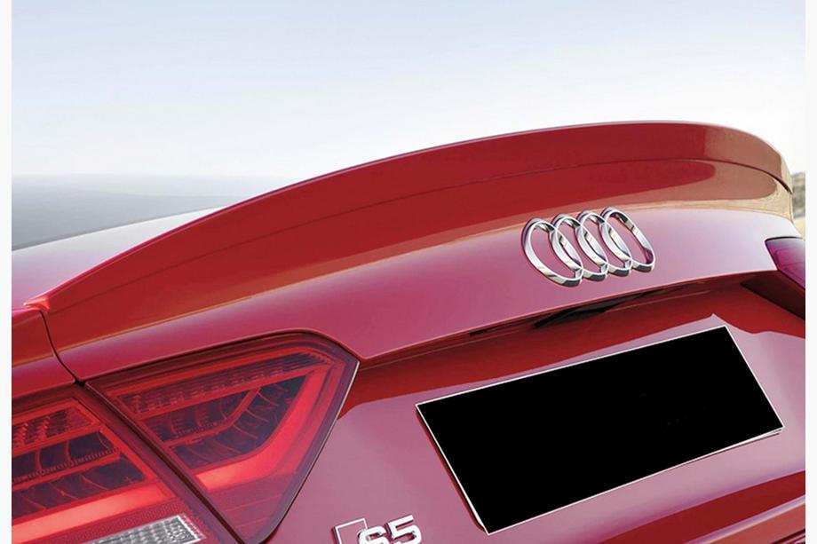Audi A5 2007-2015 DPT V-2 Spoiler (for Sedan, Gloss Black) Image