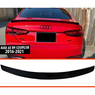 DPT V-2 Rear Spoiler (2016-2021, Coupe/Sedan, Gloss Black)