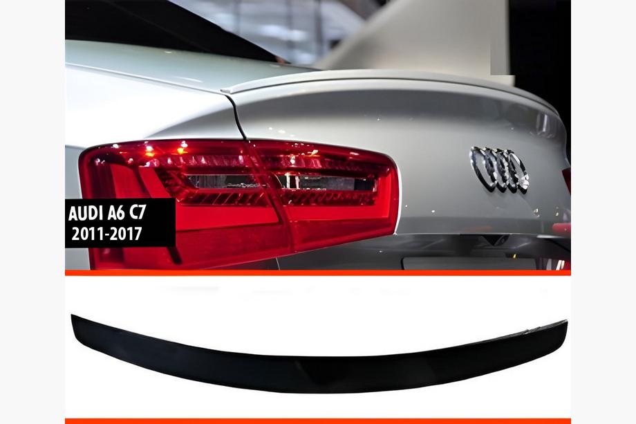 Audi A6 C7 2011-2017 DPT V1 Rear Spoiler (Sedan, Gloss Black) Image