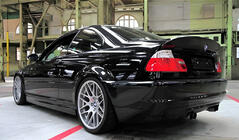 BMW 3 Series E46 1998-2006 CSL-Style Spoiler (for Coupe, Gloss Black) photo 1