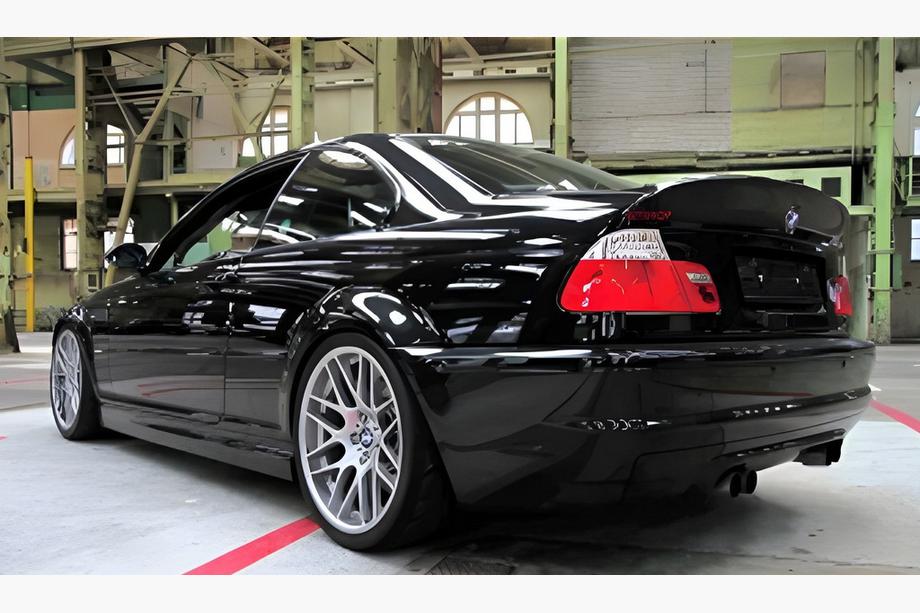 BMW 3 Series E46 1998-2006 CSL-Style Spoiler (for Coupe, Gloss Black) Image
