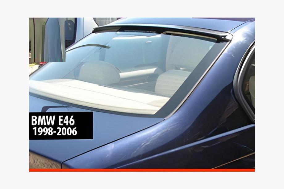 BMW 3 Series E46 1998-2006 Spoiler visor (for SD, black gloss) Image